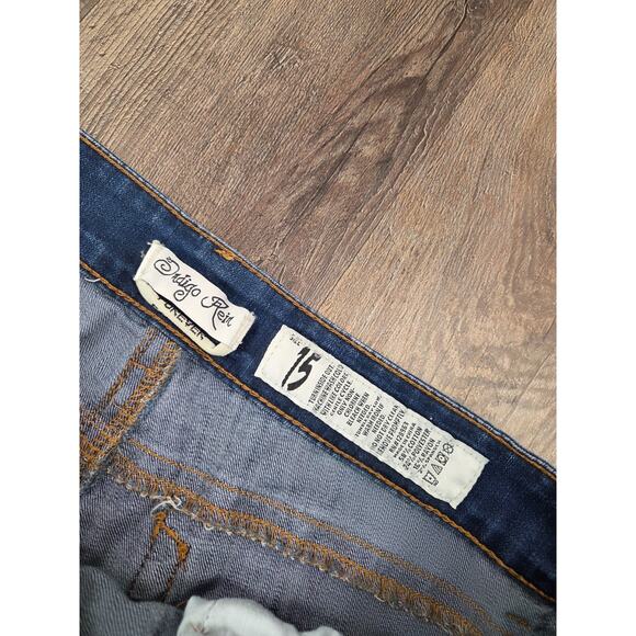 Indigo Rein Women's Bermuda Jean Denim Shorts Size 15 - Picture 4 of 5